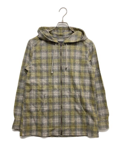 PENDLETON（ペンドルトン）PENDLETON (ペンドルトン) check hoodie zip up shirt グリーン サイズ:Sの古着・服飾アイテム