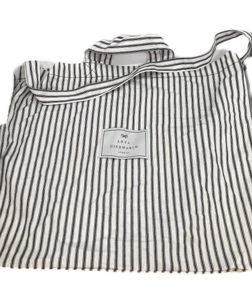 ANYA HINDMARCH（アニヤ・ハインドマーチ）ANYA HINDMARCH (アニヤ・ハインドマーチ) 2WAYハンドバッグ レッドの古着・服飾アイテム