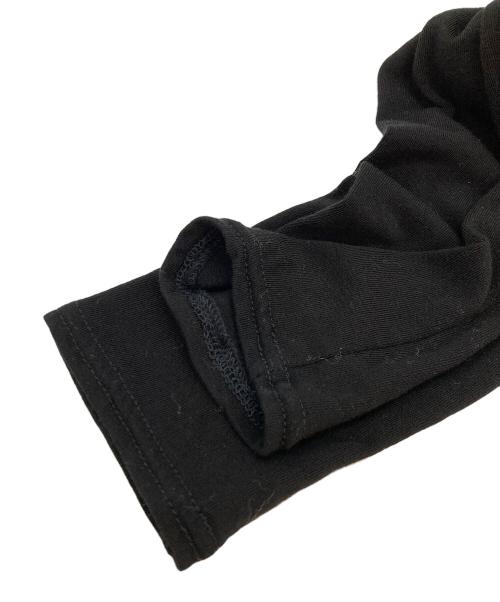 IENA LA BOUCLE（イエナ ラ ブークル）IENA LA BOUCLE (イエナ ラ ブークル) フリルヘンリーネックカットソー ブラック サイズ:FREEの古着・服飾アイテム