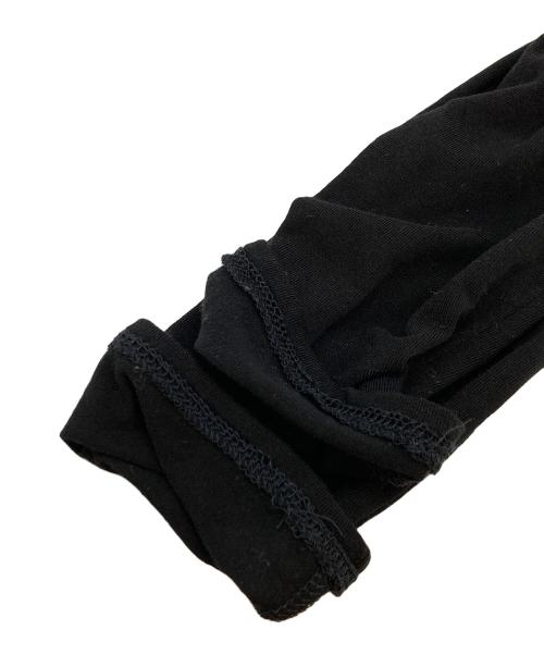 IENA LA BOUCLE（イエナ ラ ブークル）IENA LA BOUCLE (イエナ ラ ブークル) フリルヘンリーネックカットソー ブラック サイズ:FREEの古着・服飾アイテム