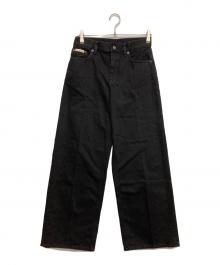 Calvin Klein（カルバンクライン）の古着「ローライズソフトバギージーンズ」｜ブラック