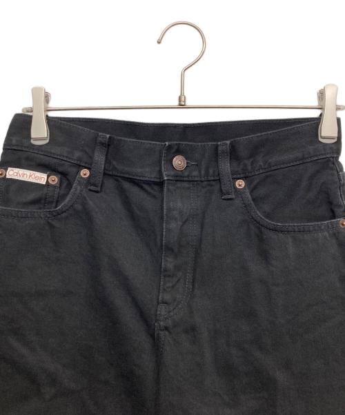 Calvin Klein（カルバンクライン）Calvin Klein (カルバンクライン) ローライズソフトバギージーンズ ブラック サイズ:25Sの古着・服飾アイテム