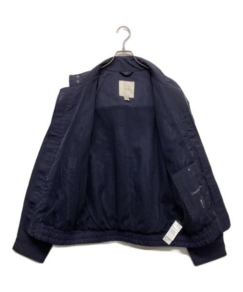 Calvin Klein（カルバンクライン）Calvin Klein (カルバンクライン) テックナイロンリラックスブルゾン ネイビー サイズ:Sの古着・服飾アイテム