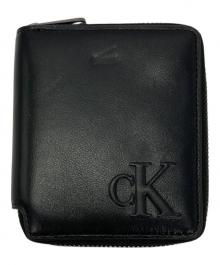 Calvin Klein（カルバンクライン）の古着「ラウンドジップウォレット」｜ブラック