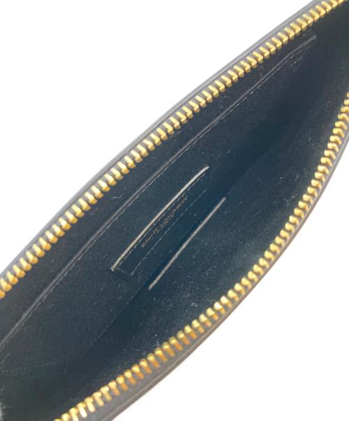Saint Laurent Paris（サンローランパリ）Saint Laurent Paris (サンローランパリ) ロゴレザージップポーチ ブラックの古着・服飾アイテム