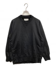 sacai（サカイ）の古着「S Sweat Jersey Pullover スウェット」｜ブラック