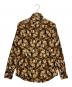 PS Paul Smith (ＰＳポールスミス) 総柄長袖シャツ ブラウン サイズ:M：5000円