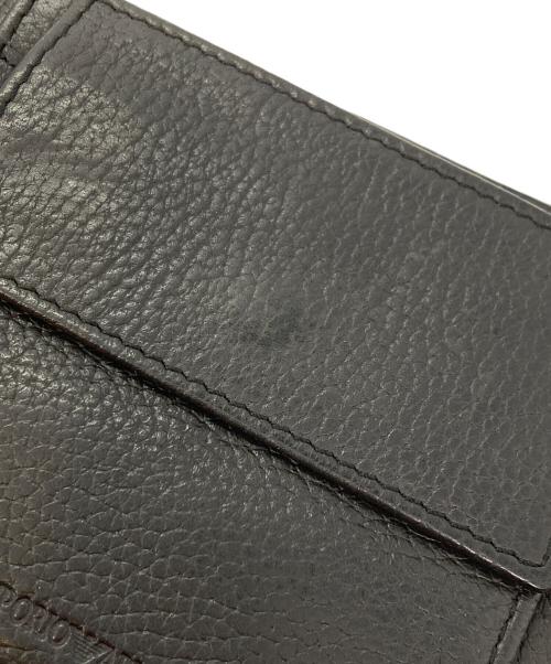 EMPORIO ARMANI（エンポリオアルマーニ）EMPORIO ARMANI (エンポリオアルマーニ) 2つ折り財布 ブラックの古着・服飾アイテム