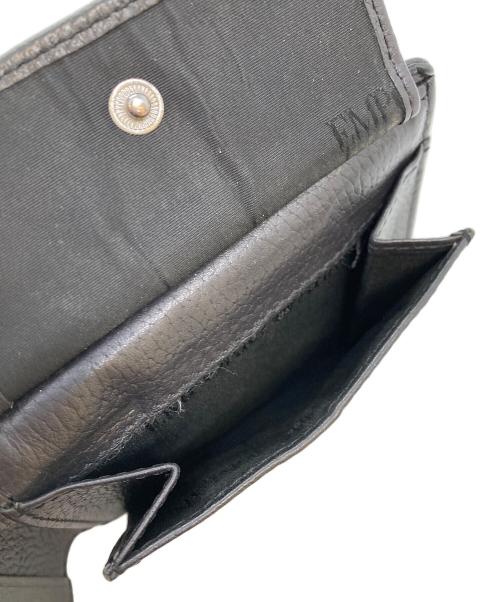 EMPORIO ARMANI（エンポリオアルマーニ）EMPORIO ARMANI (エンポリオアルマーニ) 2つ折り財布 ブラックの古着・服飾アイテム