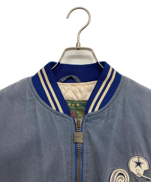 Nutmeg Mills（ナツメグミルズ）Nutmeg Mills (ナツメグミルズ) NFL (エヌエフエル) ボンバー バーシティ ジャケット ブルー サイズ:Lの古着・服飾アイテム