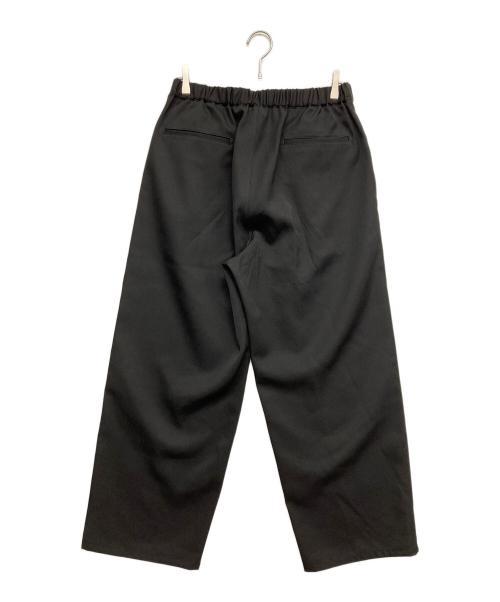 Graphpaper（グラフペーパー）Graphpaper (グラフペーパー) Scale Off Wool Wide Chef Pants ブラック サイズ:1の古着・服飾アイテム