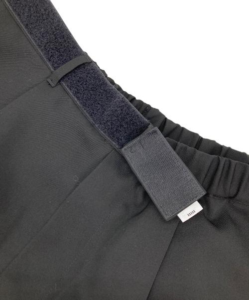 Graphpaper（グラフペーパー）Graphpaper (グラフペーパー) Scale Off Wool Wide Chef Pants ブラック サイズ:1の古着・服飾アイテム