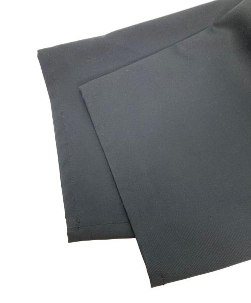 Graphpaper（グラフペーパー）Graphpaper (グラフペーパー) Scale Off Wool Wide Chef Pants ブラック サイズ:1の古着・服飾アイテム