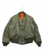 ALPHAアルファ）の古着「フライトジャケット」｜カーキ