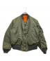 ALPHA（アルファ）の古着「フライトジャケット」｜カーキ