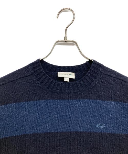 LACOSTE（ラコステ）LACOSTE (ラコステ) クルーネックニット ネイビー サイズ:FR3の古着・服飾アイテム