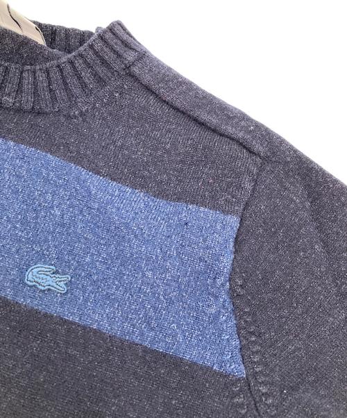 LACOSTE（ラコステ）LACOSTE (ラコステ) クルーネックニット ネイビー サイズ:FR3の古着・服飾アイテム