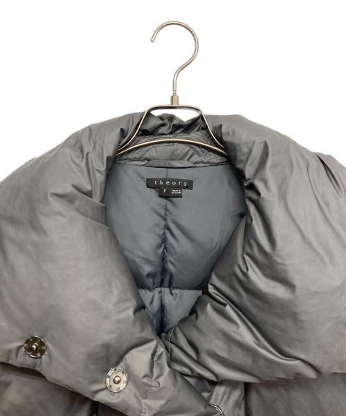 theory（セオリー）theory (セオリー) ダウンコート グレー サイズ:Pの古着・服飾アイテム