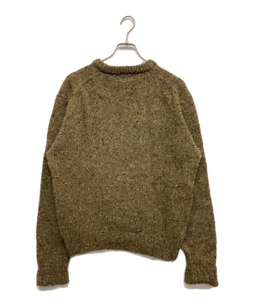 BANANA REPUBLIC（バナナリパブリック）BANANA REPUBLIC (バナナリパブリック) 80‘ｓヘビーウールハンドニット ブラウン サイズ:XLの古着・服飾アイテム