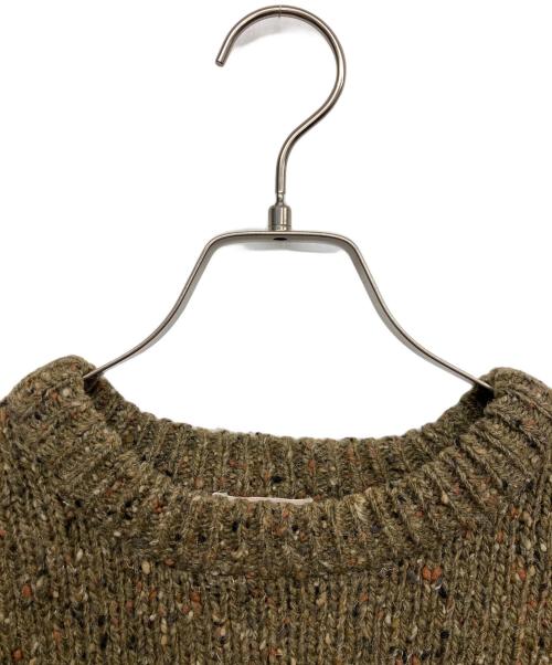 BANANA REPUBLIC（バナナリパブリック）BANANA REPUBLIC (バナナリパブリック) 80‘ｓヘビーウールハンドニット ブラウン サイズ:XLの古着・服飾アイテム