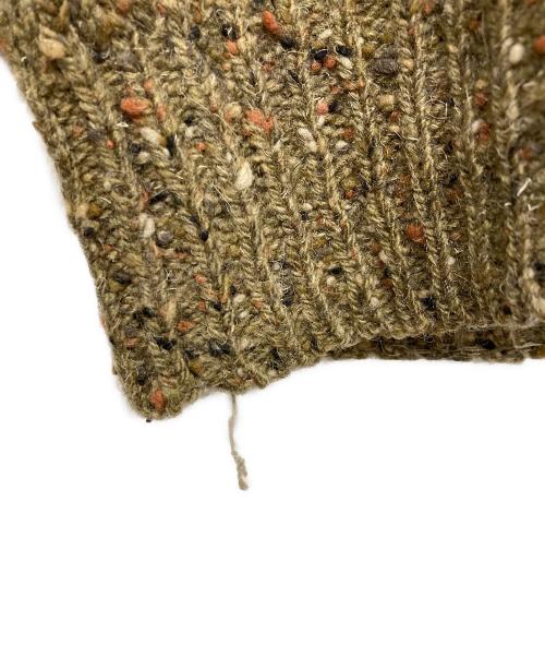 BANANA REPUBLIC（バナナリパブリック）BANANA REPUBLIC (バナナリパブリック) 80‘ｓヘビーウールハンドニット ブラウン サイズ:XLの古着・服飾アイテム