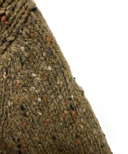 BANANA REPUBLIC（バナナリパブリック）BANANA REPUBLIC (バナナリパブリック) 80‘ｓヘビーウールハンドニット ブラウン サイズ:XLの古着・服飾アイテム