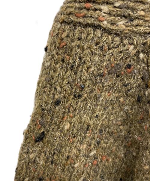 BANANA REPUBLIC（バナナリパブリック）BANANA REPUBLIC (バナナリパブリック) 80‘ｓヘビーウールハンドニット ブラウン サイズ:XLの古着・服飾アイテム