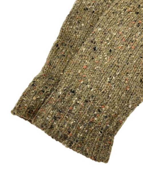 BANANA REPUBLIC（バナナリパブリック）BANANA REPUBLIC (バナナリパブリック) 80‘ｓヘビーウールハンドニット ブラウン サイズ:XLの古着・服飾アイテム