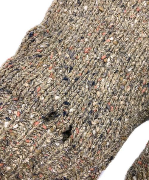 BANANA REPUBLIC（バナナリパブリック）BANANA REPUBLIC (バナナリパブリック) 80‘ｓヘビーウールハンドニット ブラウン サイズ:XLの古着・服飾アイテム