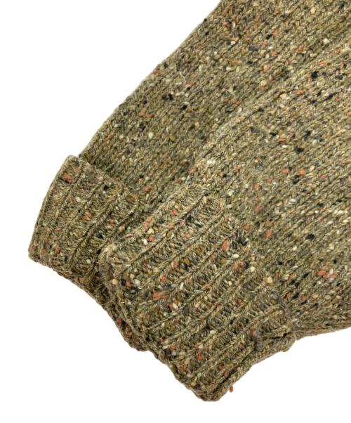 BANANA REPUBLIC（バナナリパブリック）BANANA REPUBLIC (バナナリパブリック) 80‘ｓヘビーウールハンドニット ブラウン サイズ:XLの古着・服飾アイテム