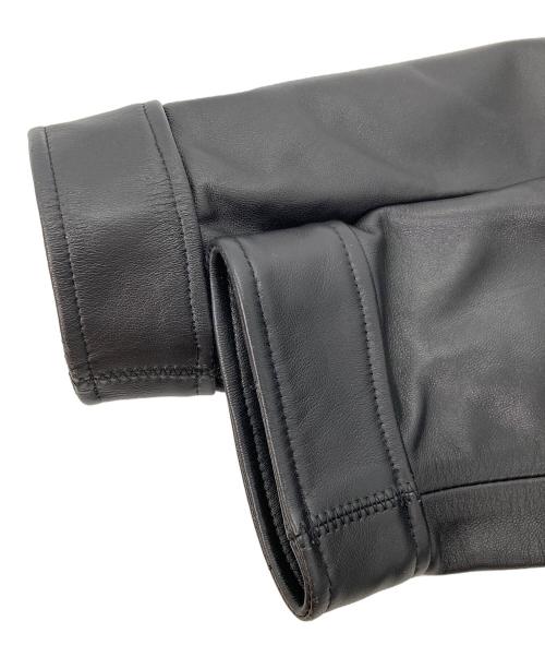 ABAHOUSE（アバハウス）ABAHOUSE (アバハウス) レザージャケット ブラック サイズ:48の古着・服飾アイテム