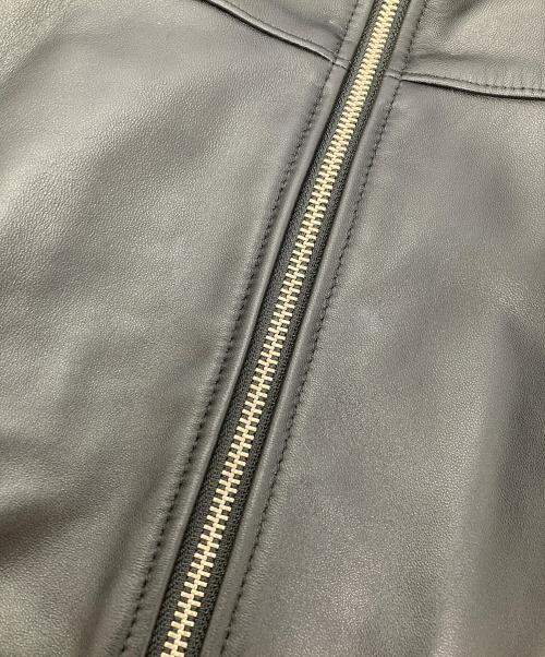 ABAHOUSE（アバハウス）ABAHOUSE (アバハウス) レザージャケット ブラック サイズ:48の古着・服飾アイテム