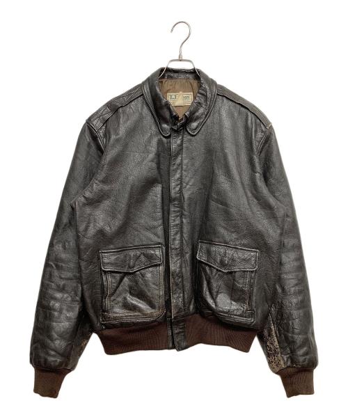 L.L.Bean（エルエルビーン）L.L.Bean (エルエルビーン) 80ｓ A-2フライングタイガージャケット ブラック サイズ:42 LONGの古着・服飾アイテム