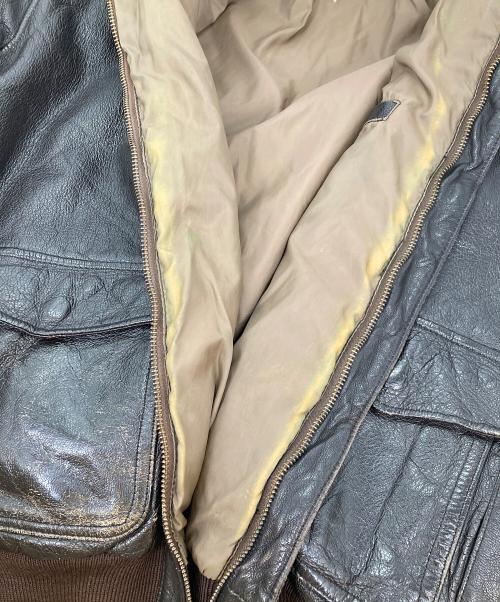 L.L.Bean（エルエルビーン）L.L.Bean (エルエルビーン) 80ｓ A-2フライングタイガージャケット ブラック サイズ:42 LONGの古着・服飾アイテム