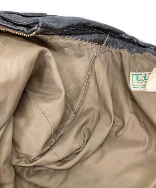 L.L.Bean（エルエルビーン）L.L.Bean (エルエルビーン) 80ｓ A-2フライングタイガージャケット ブラック サイズ:42 LONGの古着・服飾アイテム