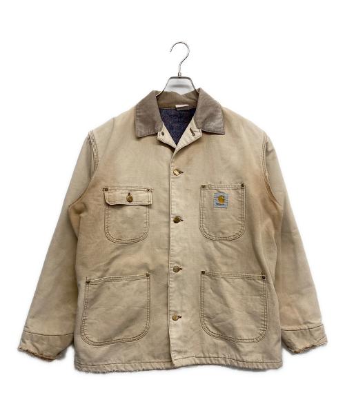 CarHartt（カーハート）CarHartt (カーハート) 80ｓ 裏ブランケットチョアコート ベージュ サイズ:タグ印字薄れの古着・服飾アイテム