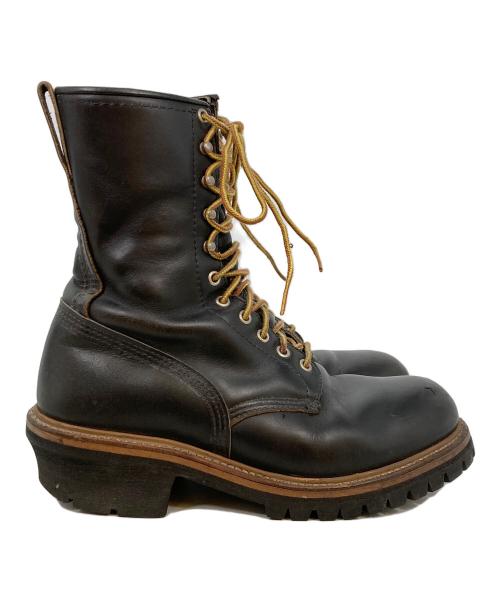 RED WING（レッドウィング）RED WING (レッドウィング) ロガーブーツ ブラック サイズ:US9の古着・服飾アイテム