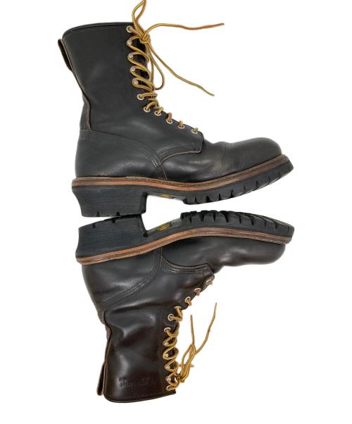 RED WING（レッドウィング）RED WING (レッドウィング) ロガーブーツ ブラック サイズ:US9の古着・服飾アイテム