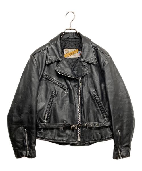 Schott（ショット）Schott (ショット) ライダースジャケット ブラック サイズ:14の古着・服飾アイテム