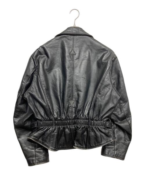 Schott（ショット）Schott (ショット) ライダースジャケット ブラック サイズ:14の古着・服飾アイテム