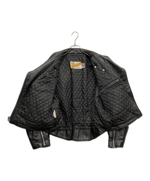 Schott（ショット）Schott (ショット) ライダースジャケット ブラック サイズ:14の古着・服飾アイテム