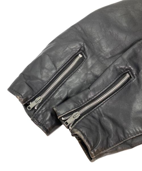 Schott（ショット）Schott (ショット) ライダースジャケット ブラック サイズ:14の古着・服飾アイテム
