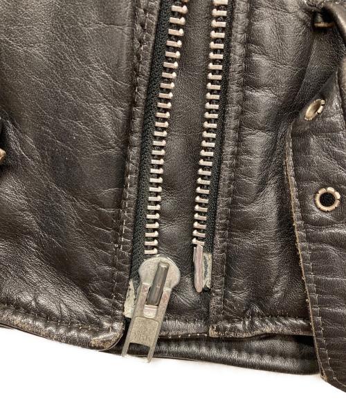 Schott（ショット）Schott (ショット) ライダースジャケット ブラック サイズ:14の古着・服飾アイテム