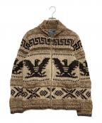 POLO RALPH LAURENポロ・ラルフローレン）の古着「リネンヘンプカウチンニット」｜ブラウン