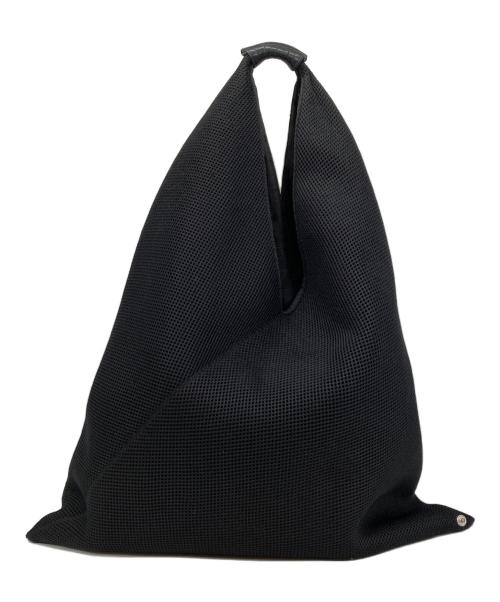 MM6 Maison Margiela（エムエムシックスメゾンマルジェラ）MM6 Maison Margiela (エムエムシックスメゾンマルジェラ) ジャパニーズメッシュトライアングルトート ブラックの古着・服飾アイテム