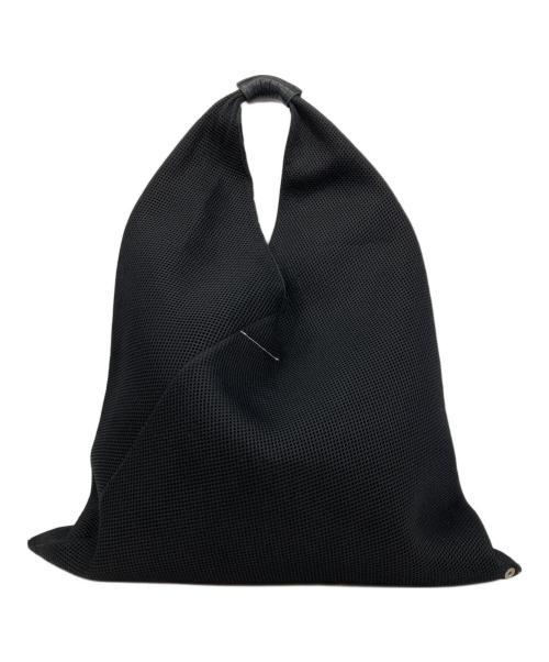 MM6 Maison Margiela（エムエムシックスメゾンマルジェラ）MM6 Maison Margiela (エムエムシックスメゾンマルジェラ) ジャパニーズメッシュトライアングルトート ブラックの古着・服飾アイテム