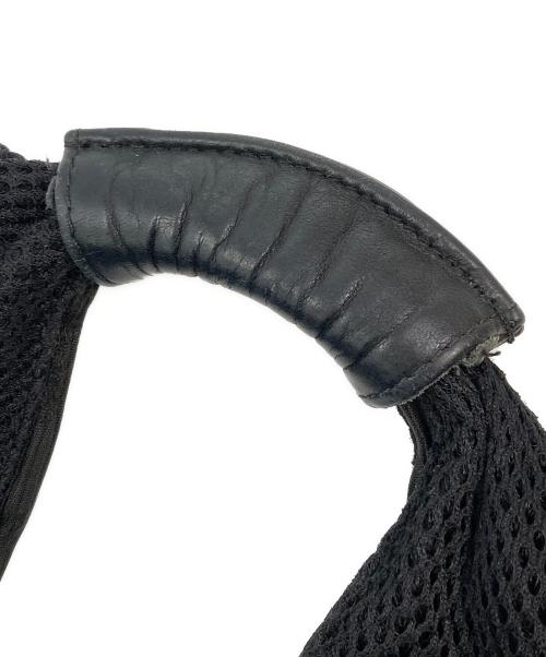 MM6 Maison Margiela（エムエムシックスメゾンマルジェラ）MM6 Maison Margiela (エムエムシックスメゾンマルジェラ) ジャパニーズメッシュトライアングルトート ブラックの古着・服飾アイテム