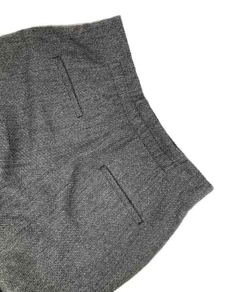 INDIVI（インディヴィ）INDIVI (インディヴィ) ラメ混ワイドパンツ グレー サイズ:40の古着・服飾アイテム