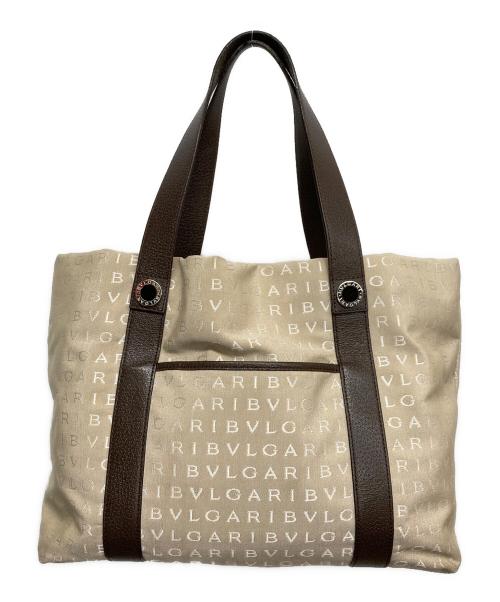 BVLGARI（ブルガリ）BVLGARI (ブルガリ) ハンドバッグ ベージュの古着・服飾アイテム