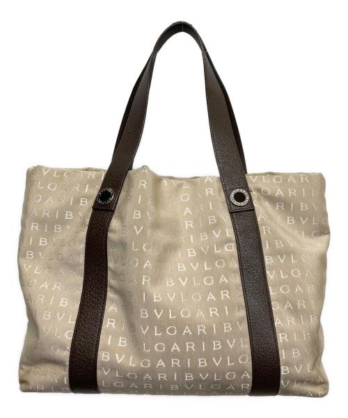 BVLGARI（ブルガリ）BVLGARI (ブルガリ) ハンドバッグ ベージュの古着・服飾アイテム